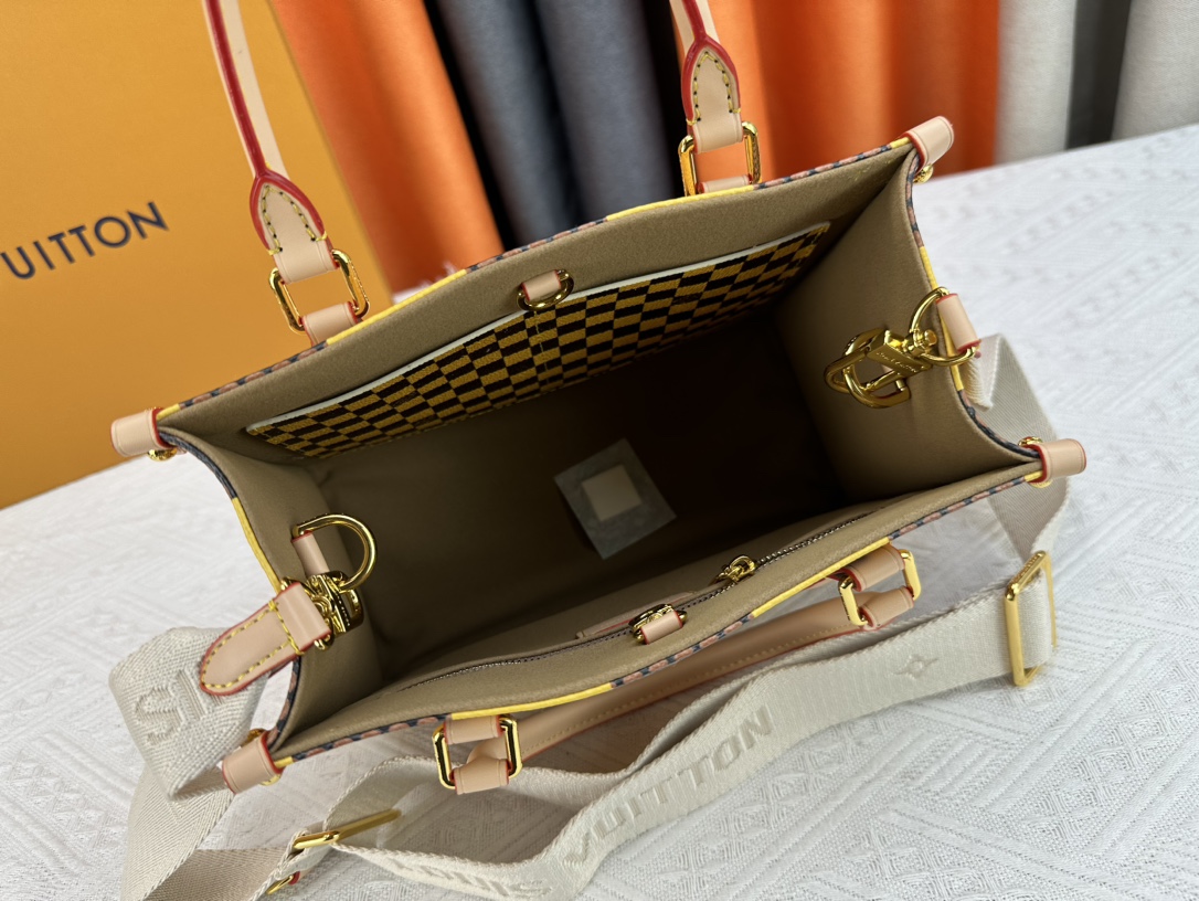 Louis Vuitton On The Go Tote M46833 Shoulder Bag Handbag