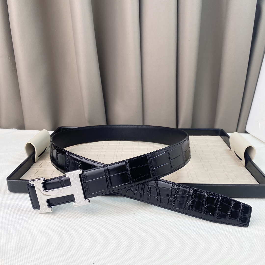 Hermes Leather Belts 1:1 Mirror Version