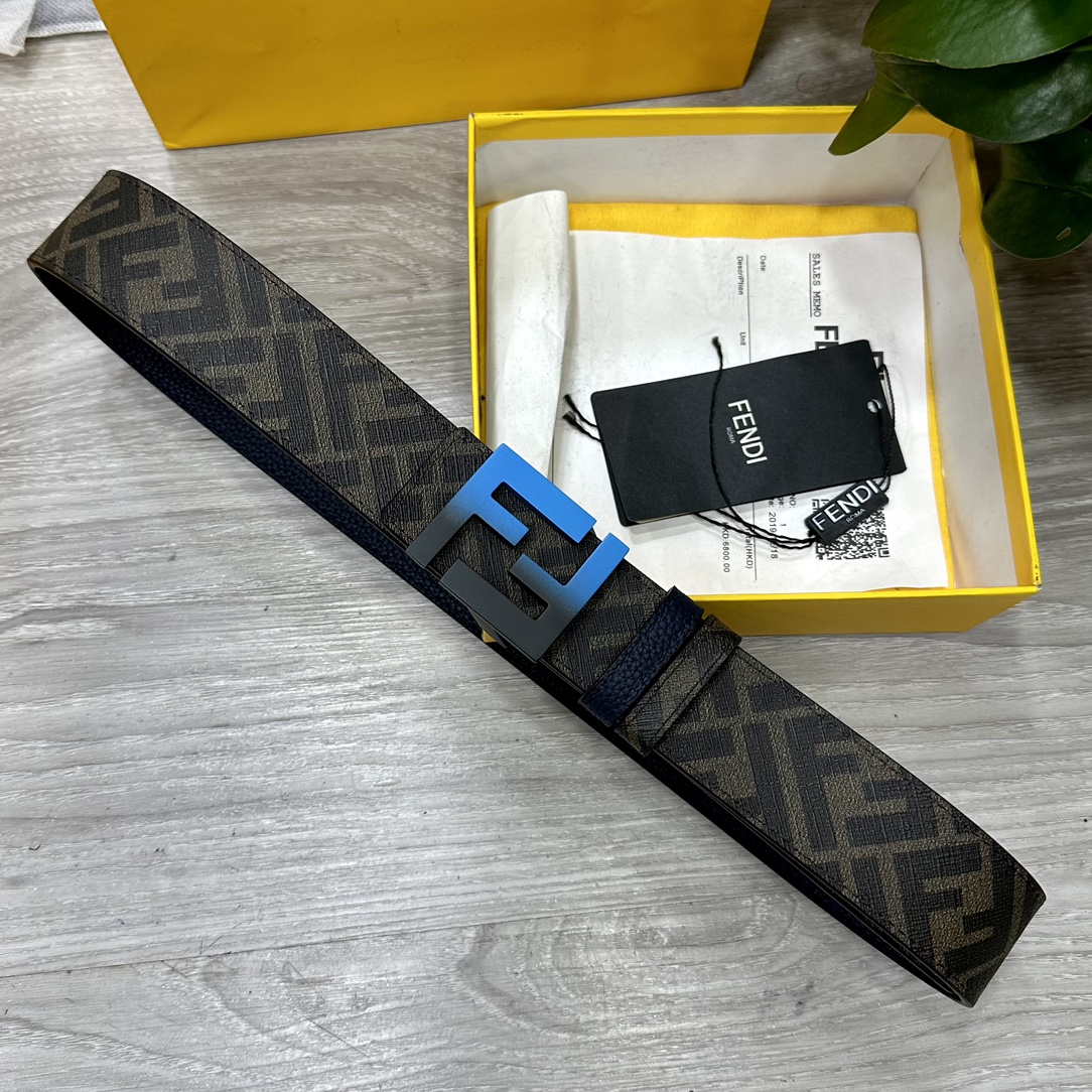 Fendi Leather Belts 1:1 Mirror Version