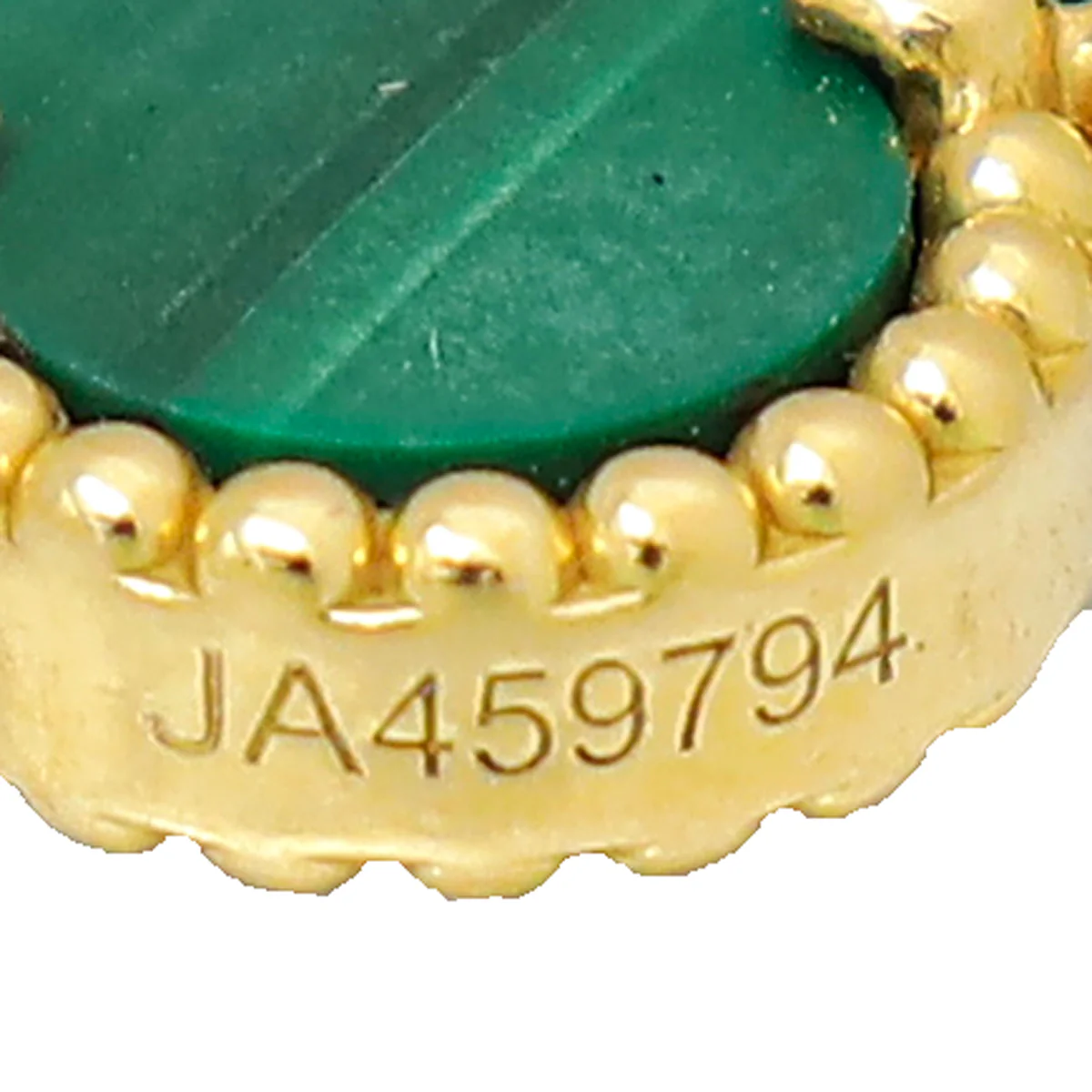 Van Cleef & Arpels 18K Yellow Gold 5 Motifs Malachite Vintage Alhambra Bracelet