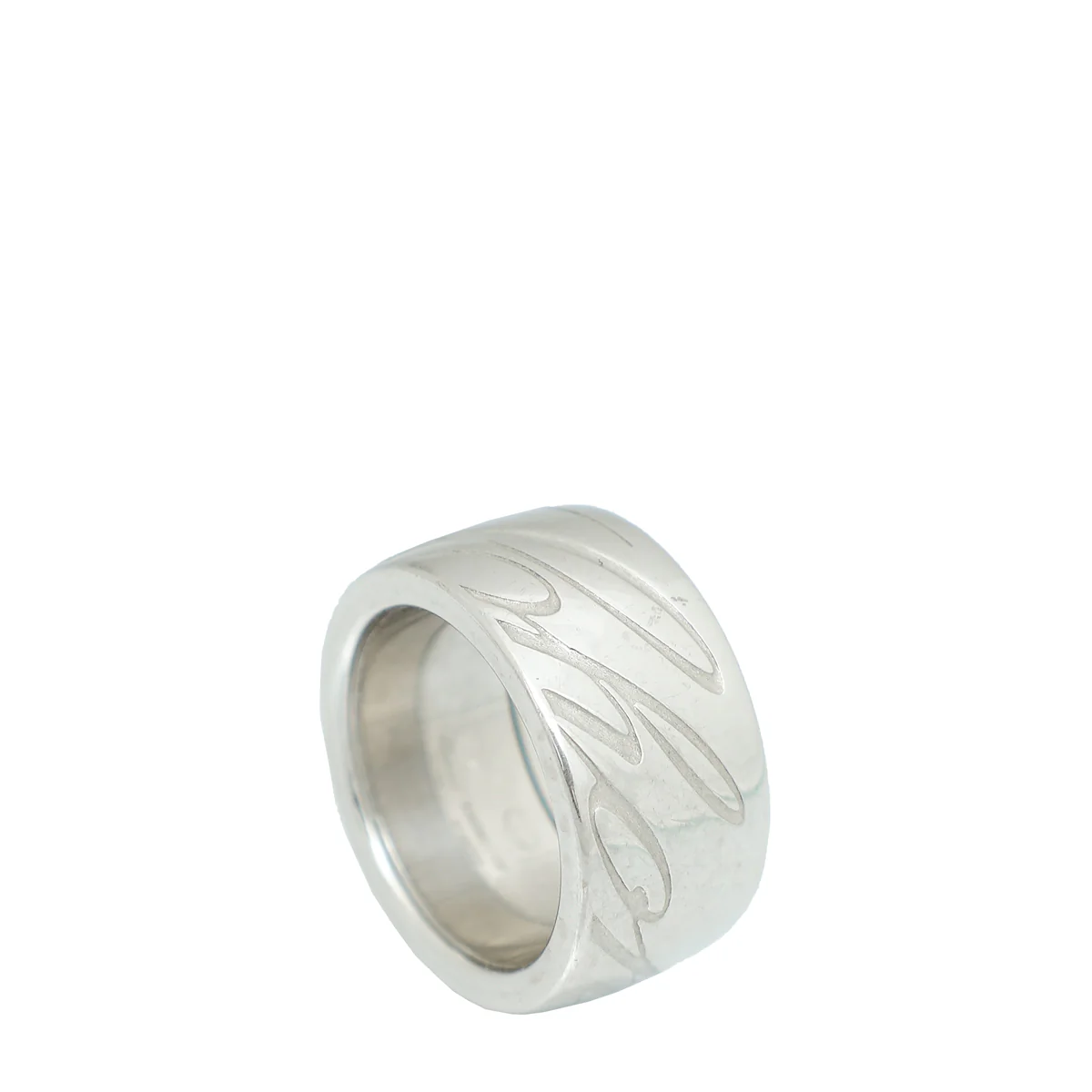 Chopard 18K White Gold Chopardissimo Ring 53