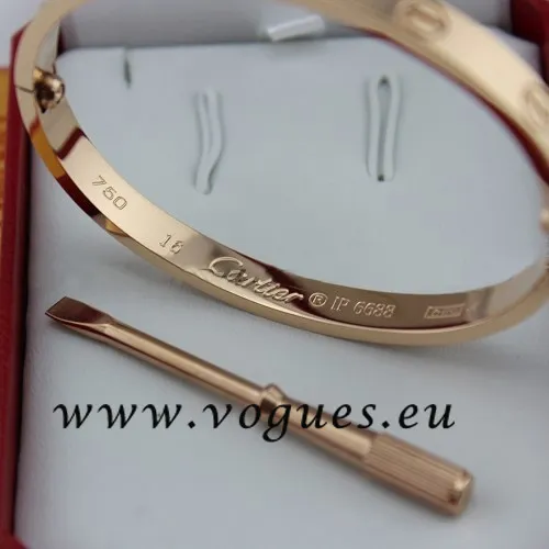 Cartier Couple Bracelet Pink Gold B6041002 (New Version – Prevent Screws Fall Out)