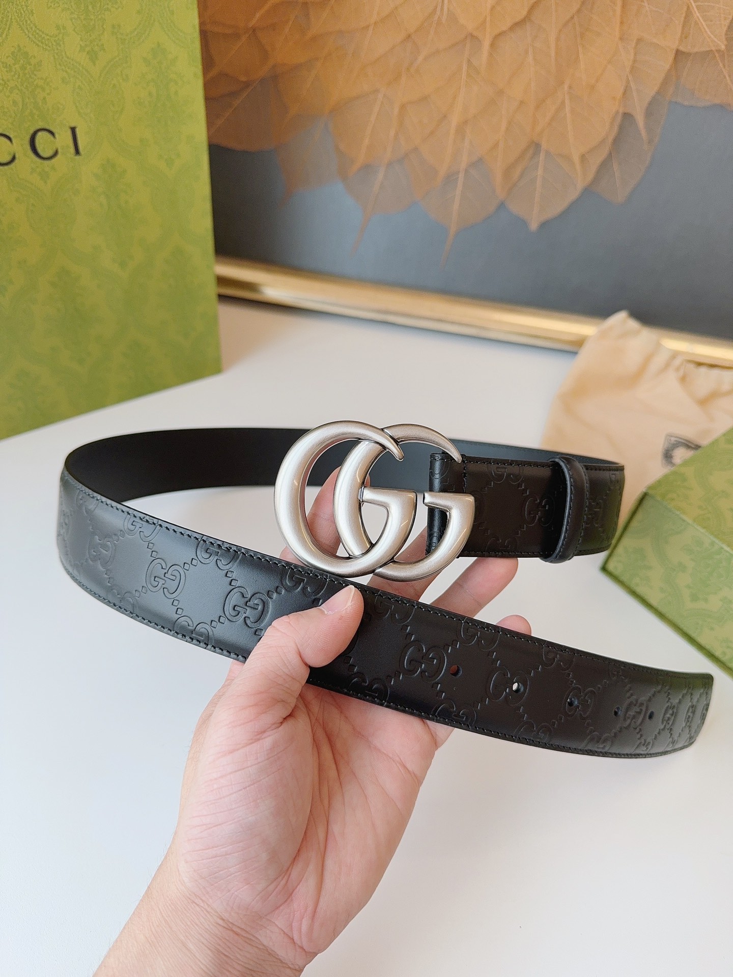 Gucci Leather Belts 1:1 Mirror Version