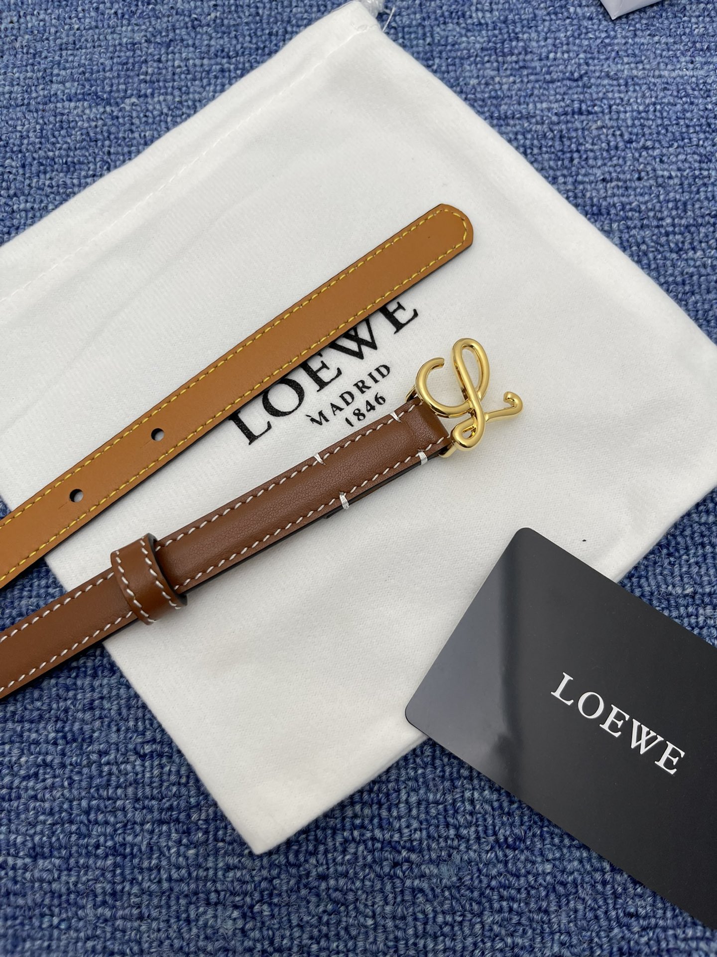 Loewe Leather Belts 1:1 Mirror Version