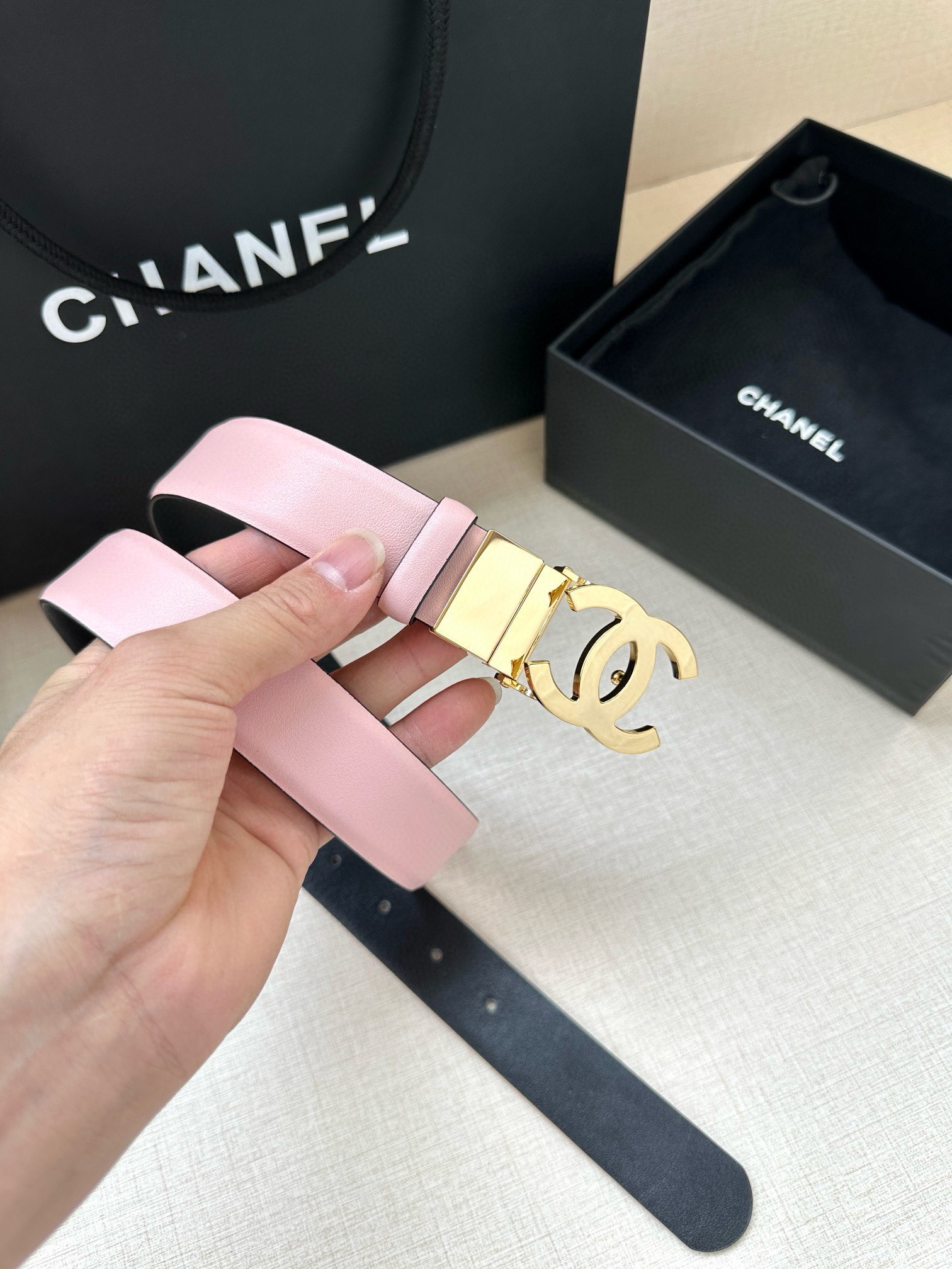 Chanel Leather Belts 1:1 Mirror Version