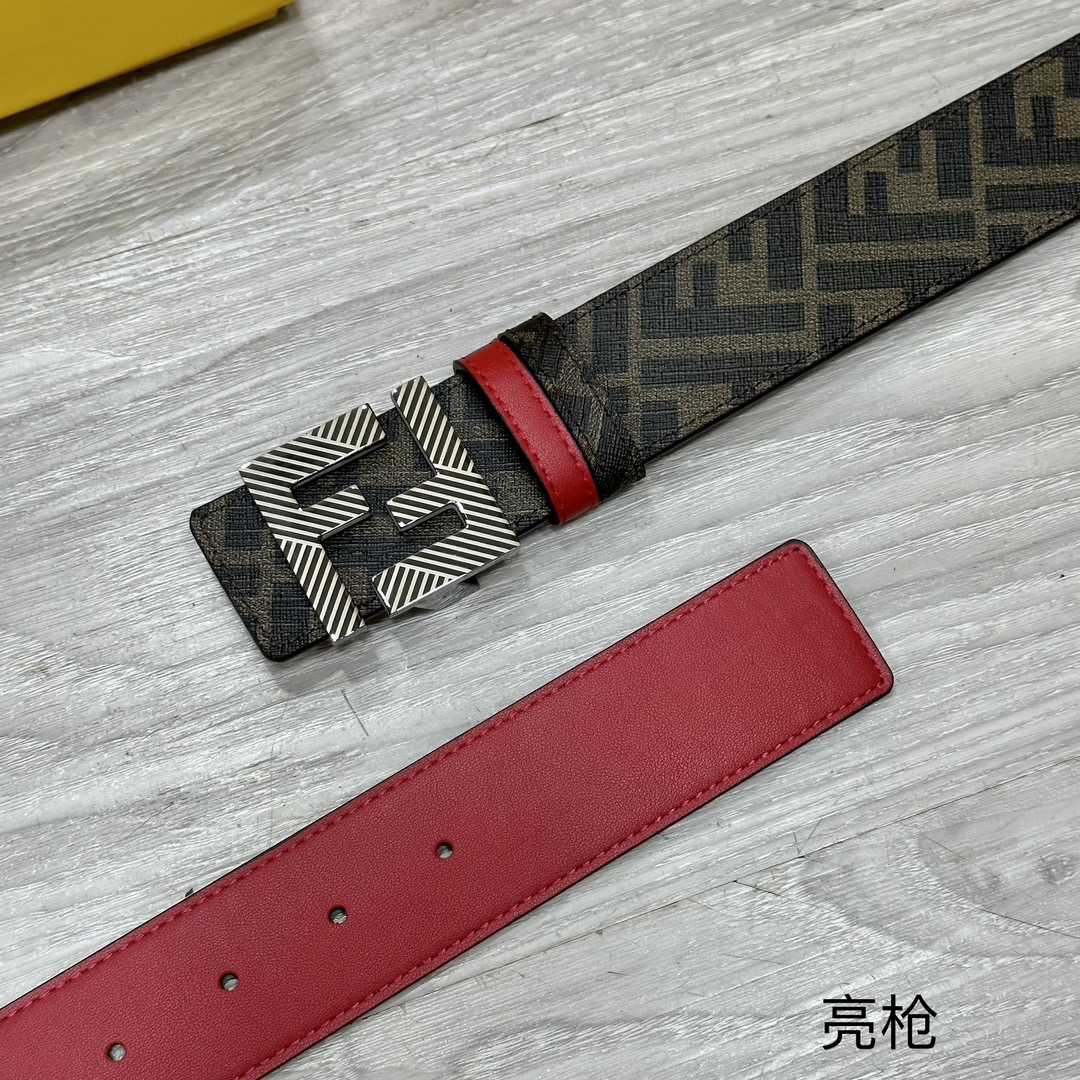 Fendi Leather Belts 1:1 Mirror Version