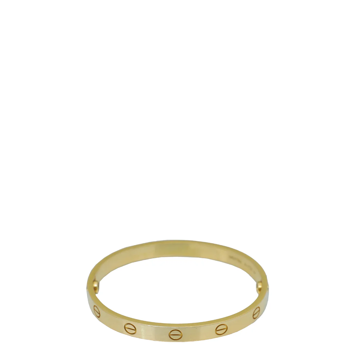Cartier 18K Yellow Gold Love Classic Bracelet 17