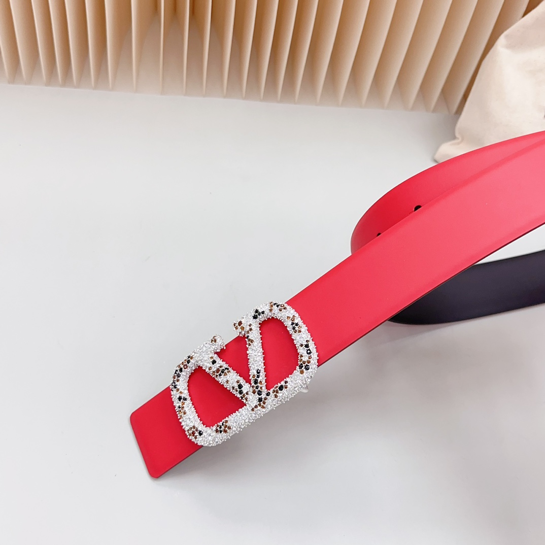 Valentino Leather Belts 1:1 Mirror Version