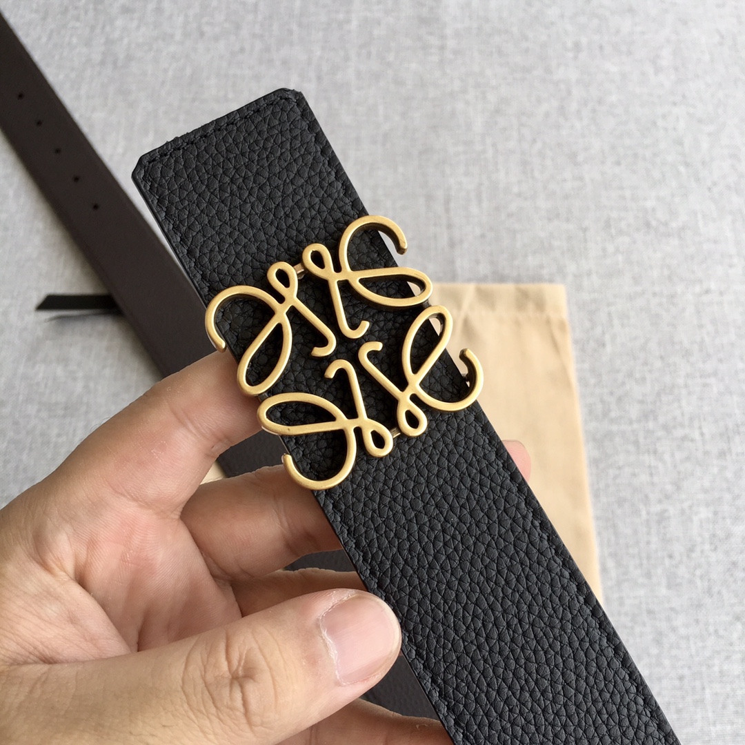 Loewe Leather Belts 1:1 Mirror Version