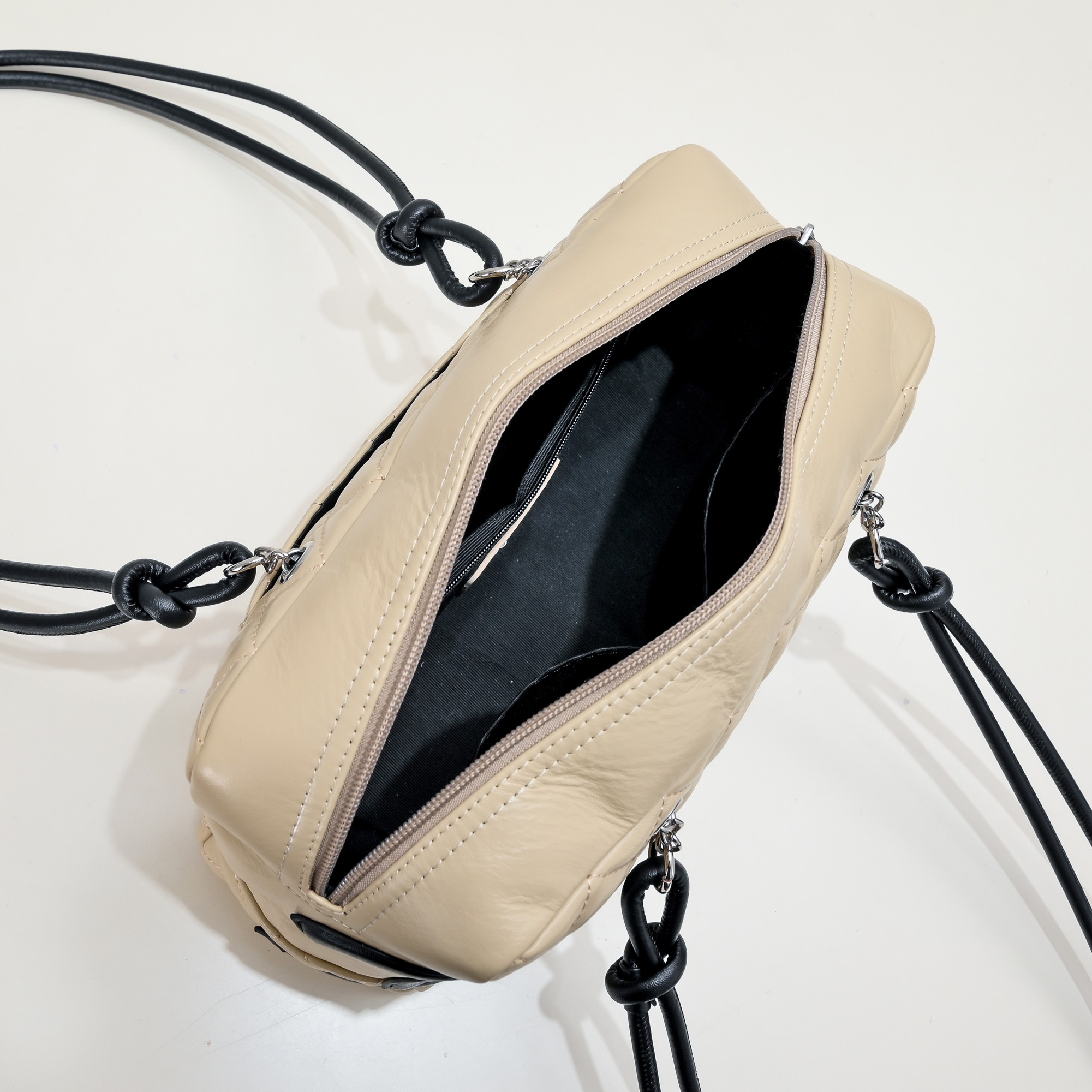 Chanel Ligne Cambon Bowling Bag Large Shoulder Bag Handbag