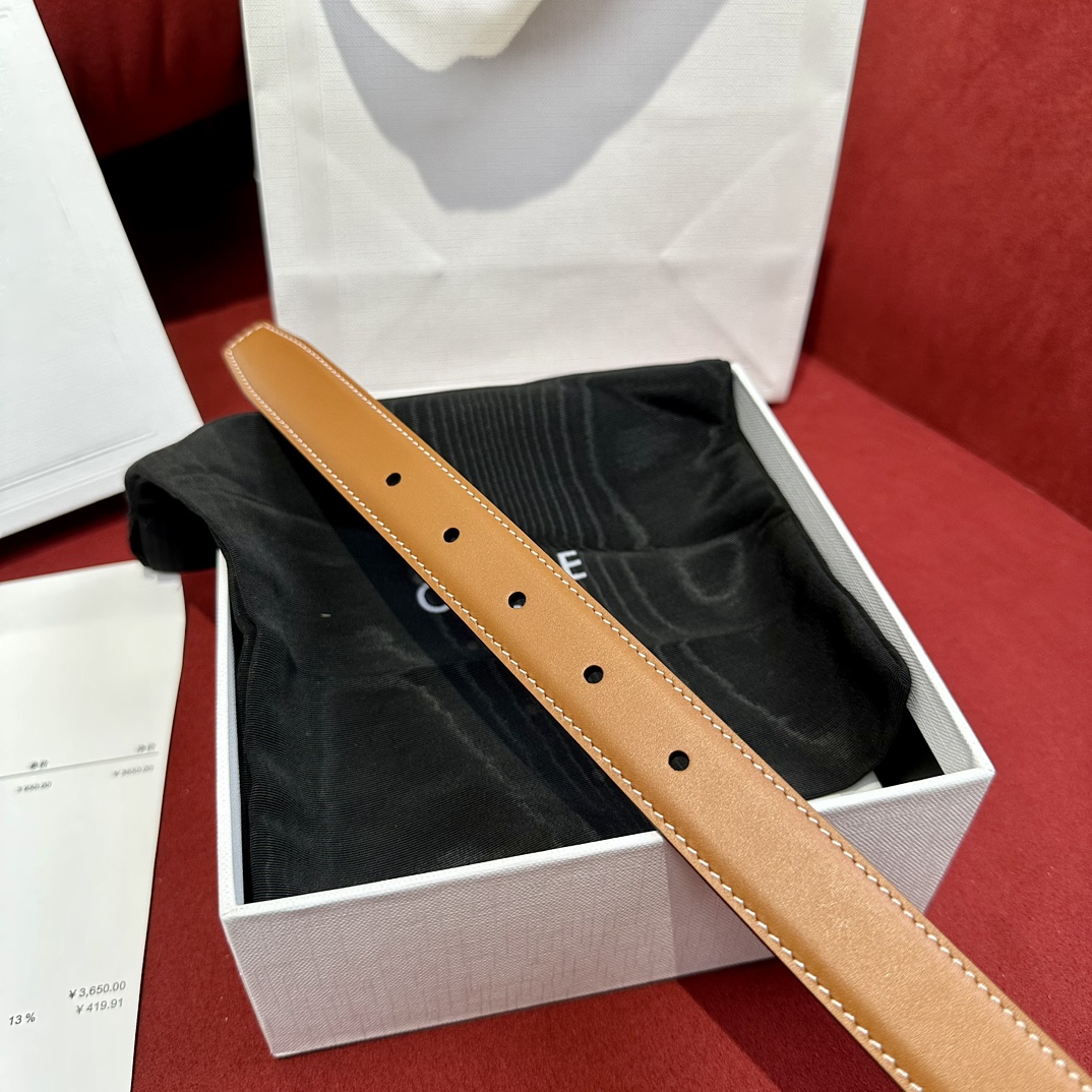 Celine Leather Belts 1:1 Mirror Version