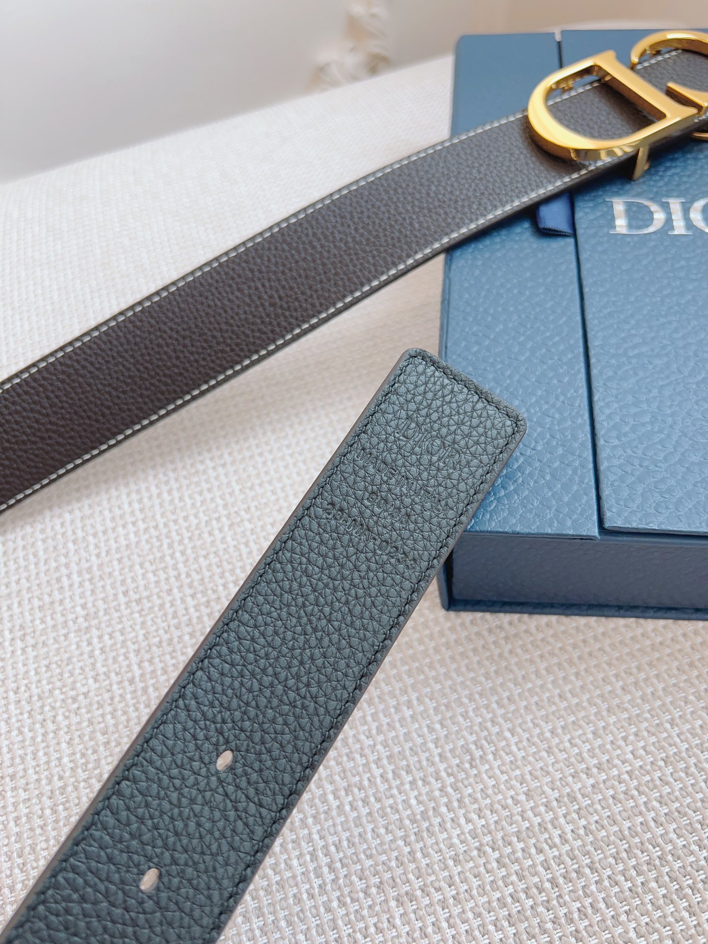 Dior Leather Belts 1:1 Mirror Version