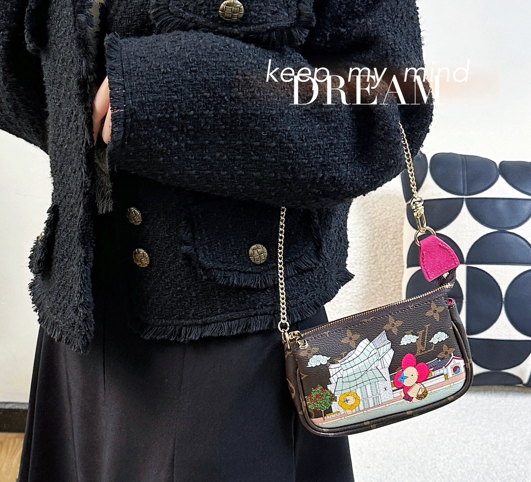 Louis Vuitton Multi Pochette Accessories Mini Bag Purse