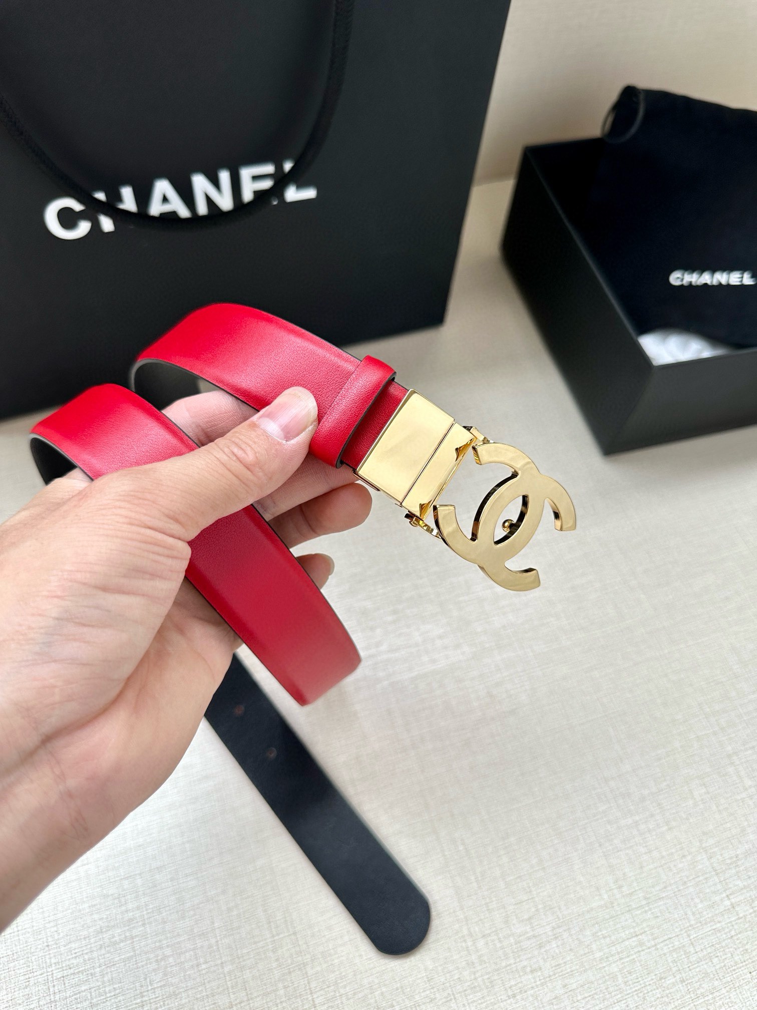 Chanel Leather Belts 1:1 Mirror Version
