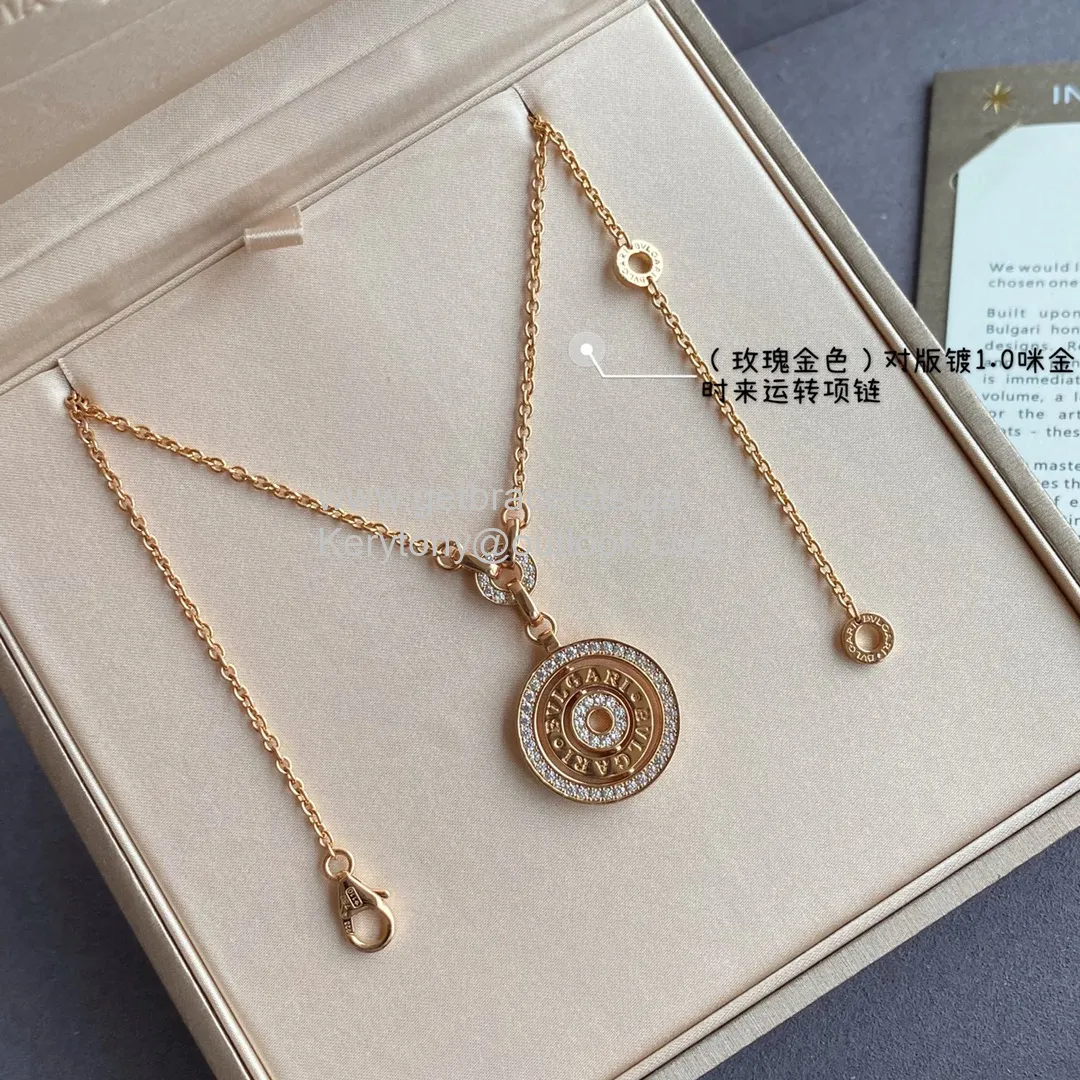 Transshipment Necklace Yellow Gold/Rose Gold/White Gold With Diamonds Replica