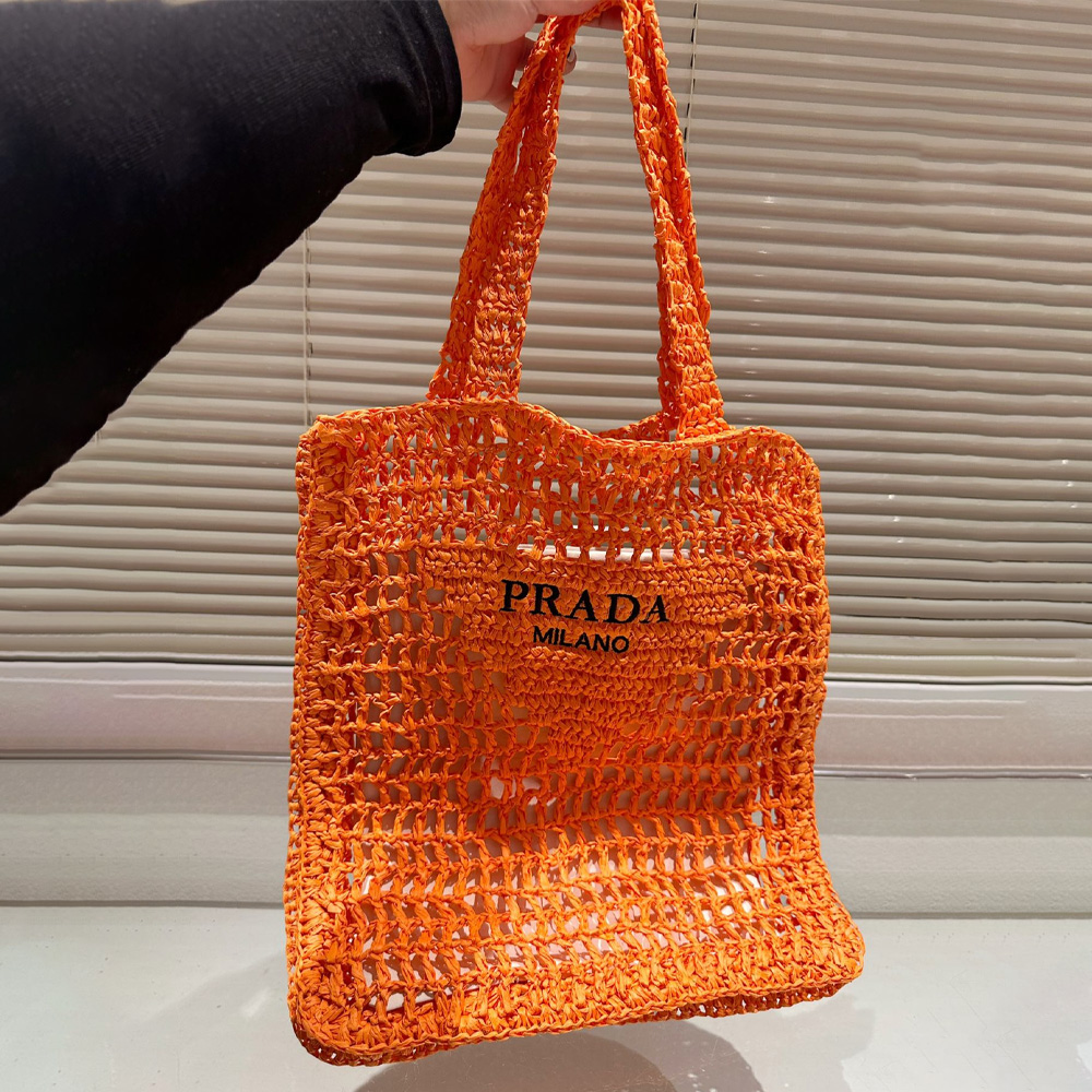 Prada Grass Woven Shoulder Bag Handbag（Replica）