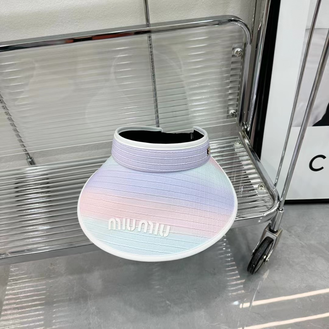 Miu Miu Interleaved Render Empty Top Hat  Sunhat （Replica）