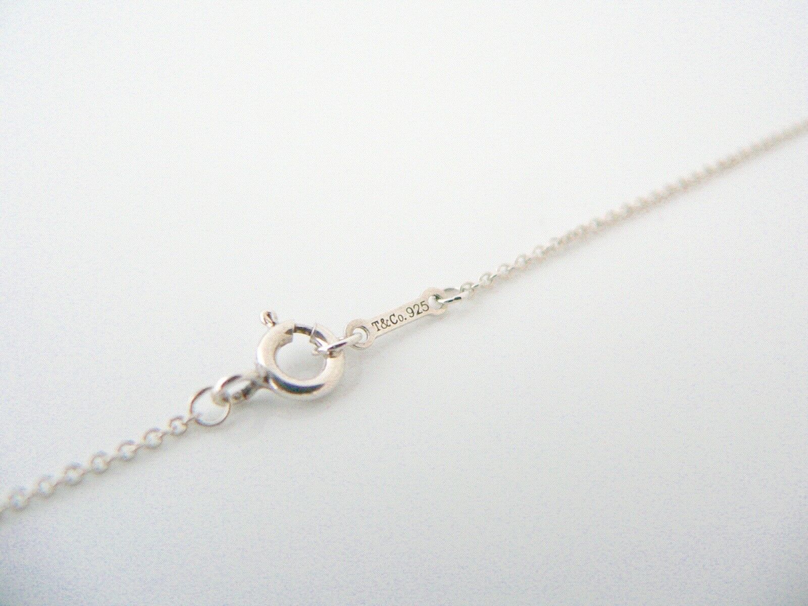 Tiffany & Co Silver Picasso Loving Heart Lariat Necklace Pendant Charm Gift