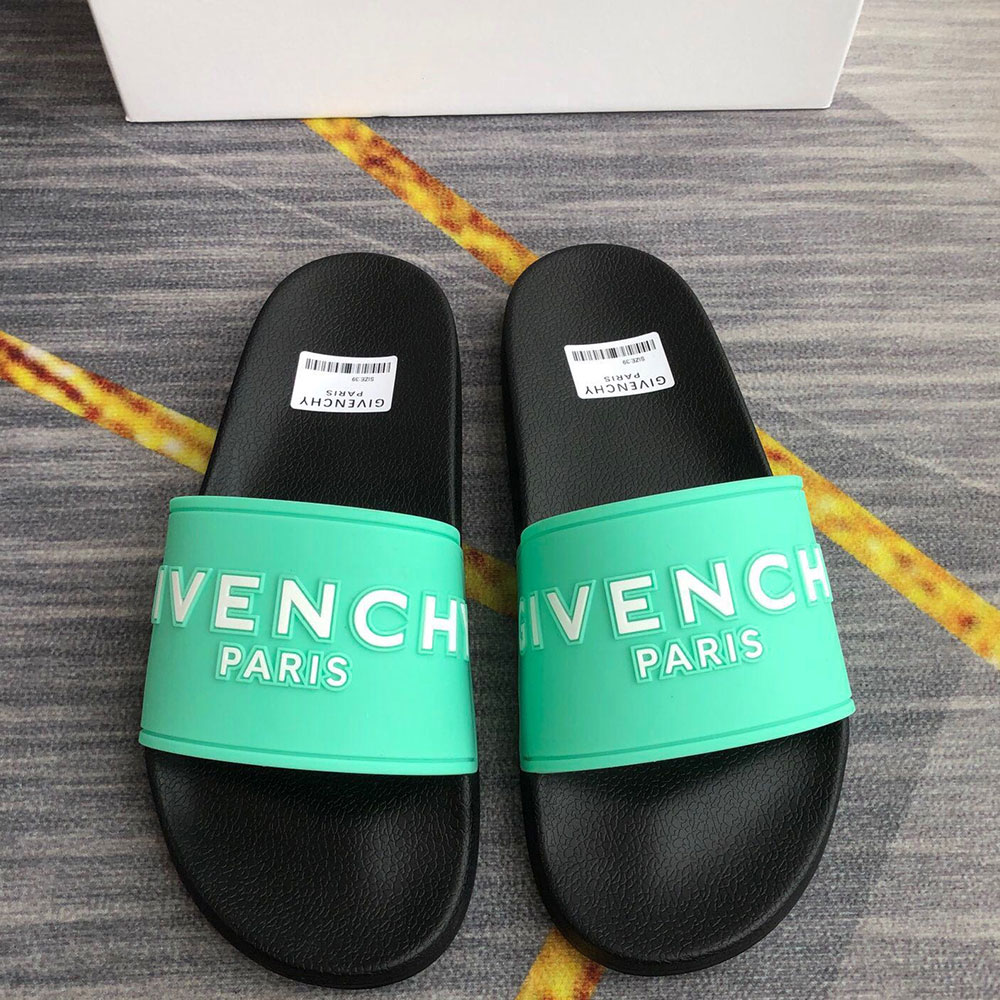 Givenchy Rubber Logo flip-flops Slide Sandal(Replica)