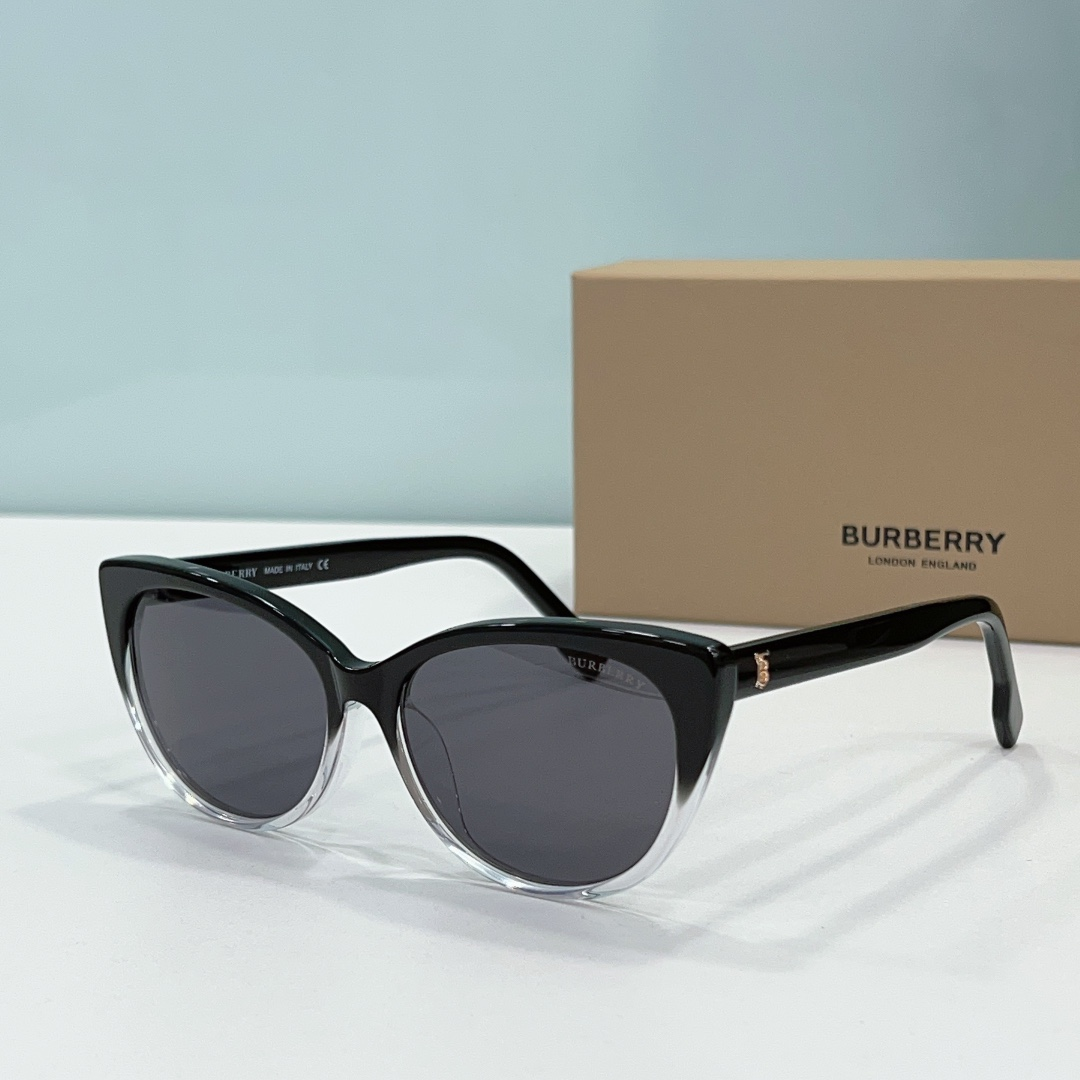 Burberry  Fashionable Cat-eye Sunglasses  Top quality （Replica）