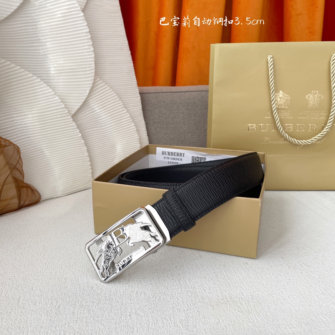 Burberry Leather Belts 1:1 Mirror Version