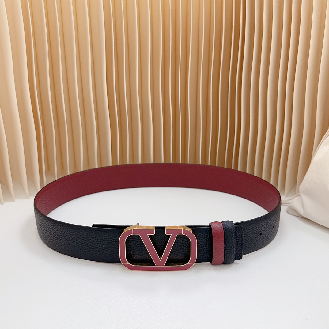 Valentino Leather Belts 1:1 Mirror Version