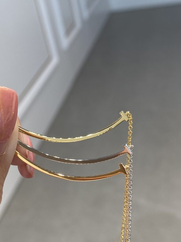 Tiffany T Smile Necklace Dupe, Diamonds