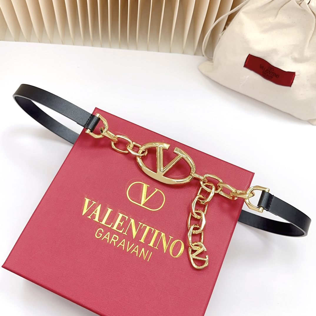 Valentino Leather Belts 1:1 Mirror Version