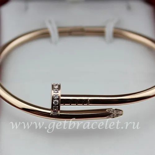 Cheap Cartier Juste Un Clou Bracelet Pink Gold Diamonds B6039015