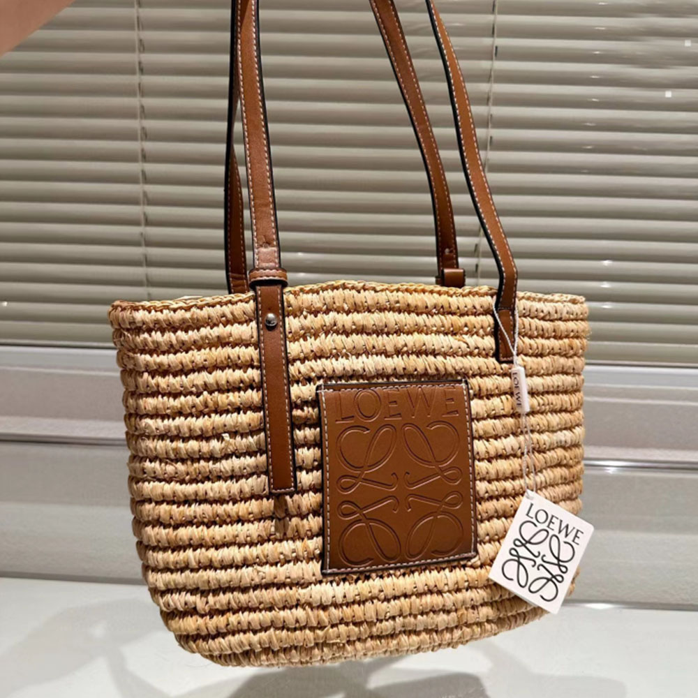 Loewe Basket Woven Square Tote Bag Handbag(Replica)