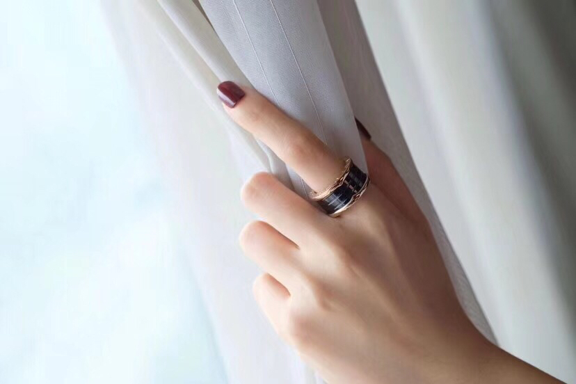 Bvlgari B.ZERO1 RING Replica, Three Band, Rose Gold