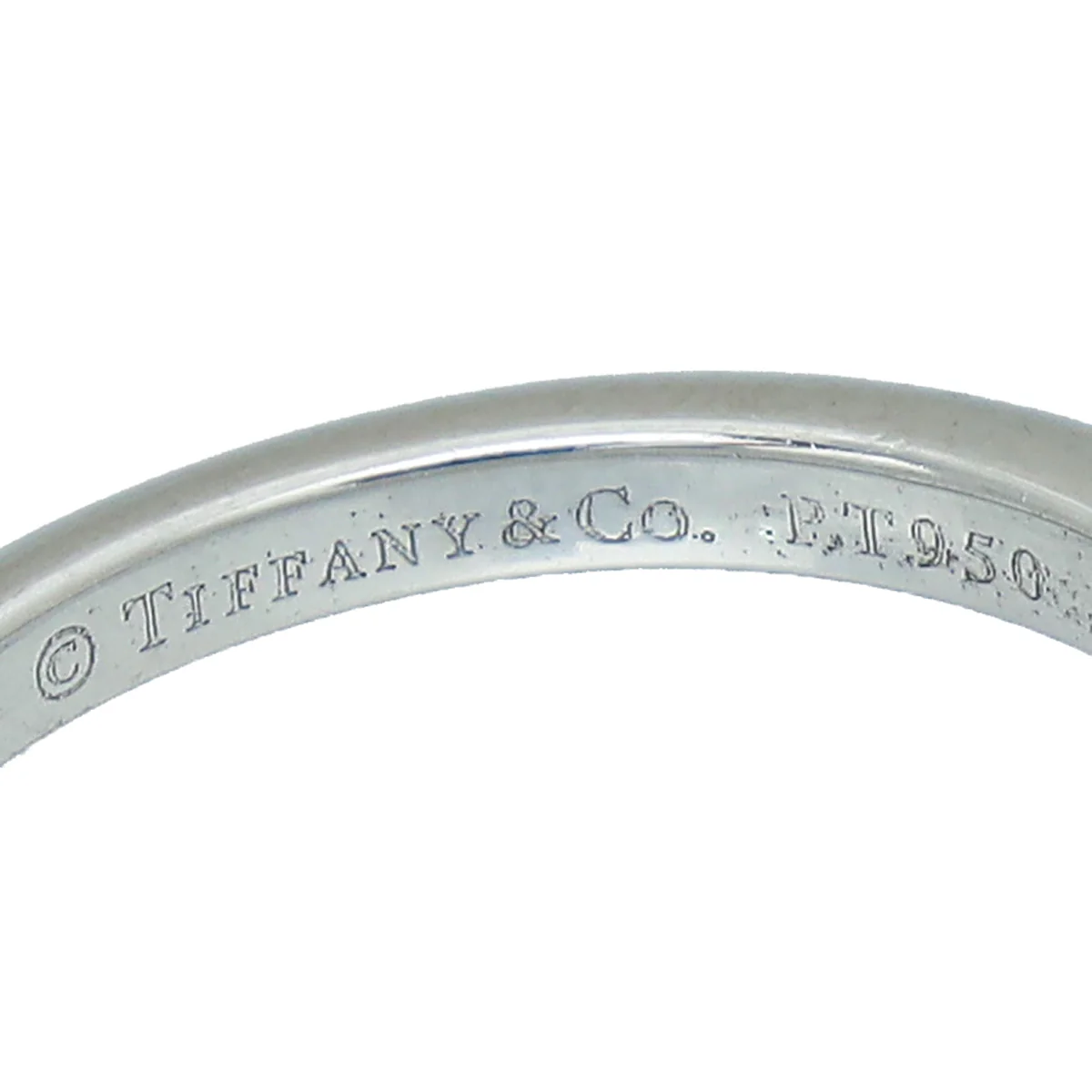 Tiffany & Co Platinum Princess Cut Diamond Engagement Ring 49