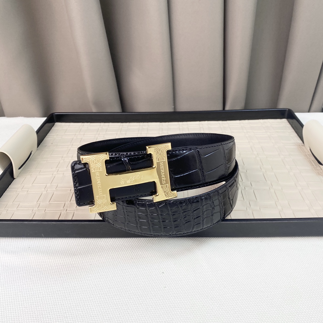 Hermes Leather Belts 1:1 Mirror Version