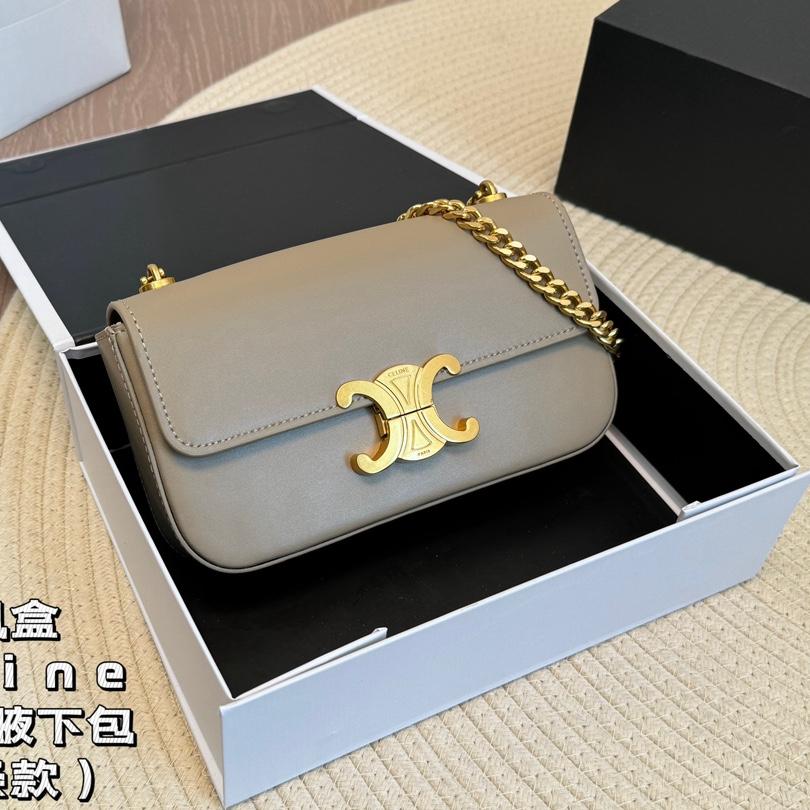 Celine Triomphe  Handbag Shoulder Bag Chain Strap Crossbody Bag  (Replica)