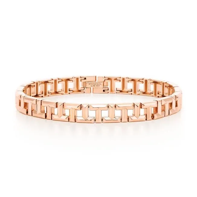 Tiffany T True Narrow Bracelet Rose Gold