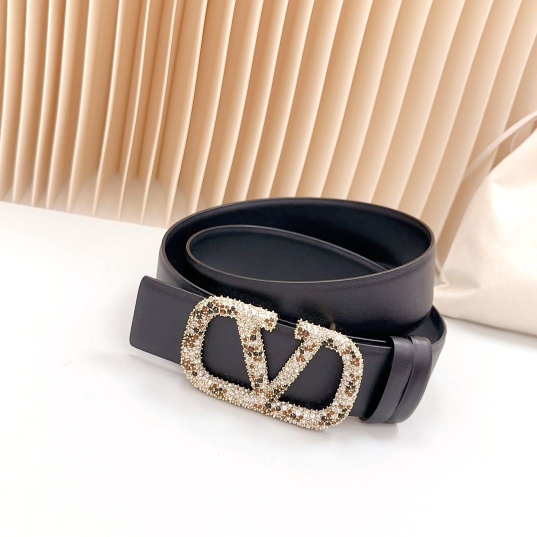 Valentino Leather Belts 1:1 Mirror Version