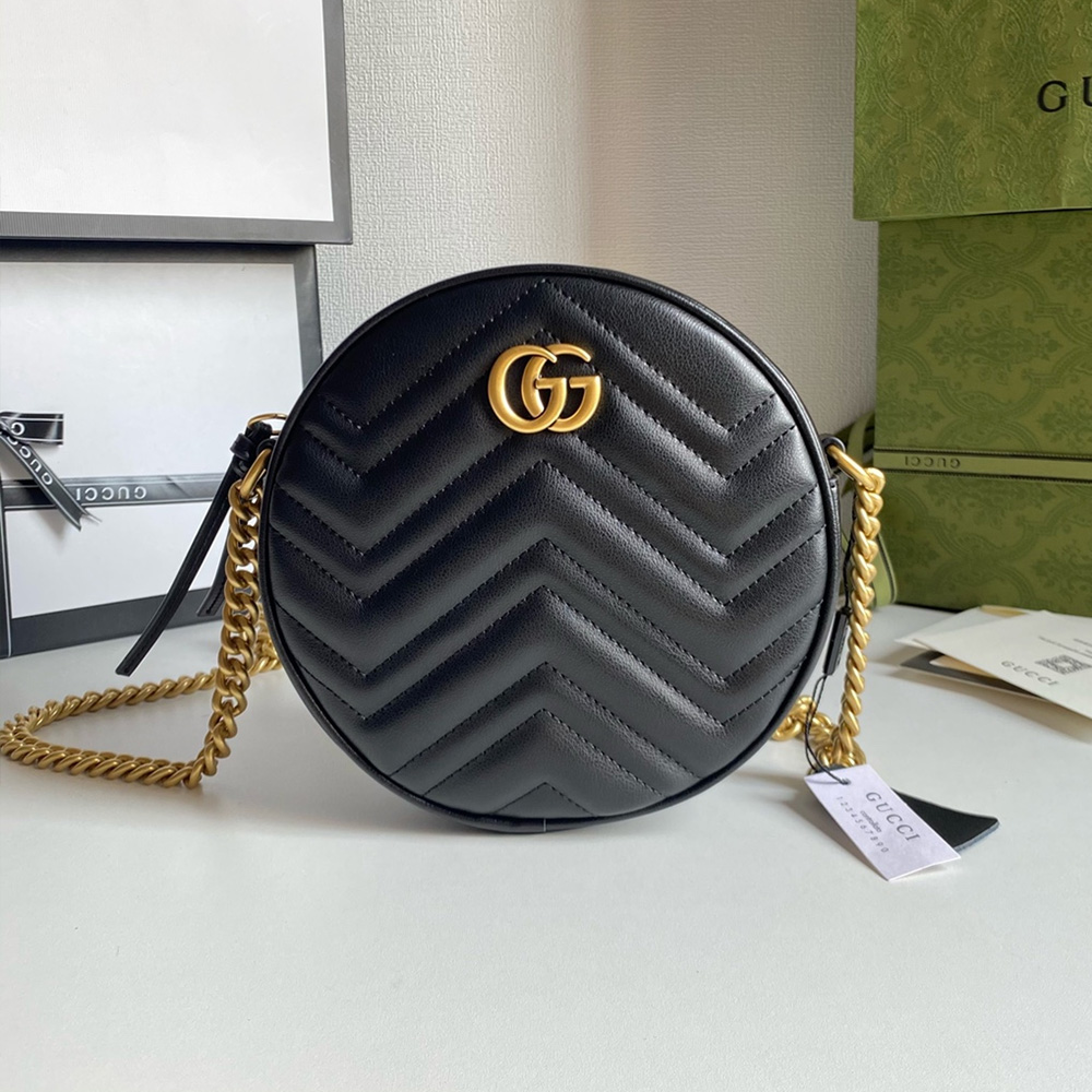 Gucci Marmont Round Shoulder Bag(Replica)