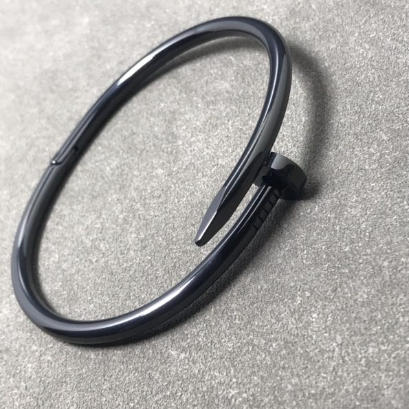 Nail Bracelet Dupe, Black