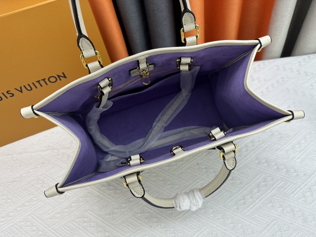 Louis Vuitton On The Go Tote M46542 Shoulder Bag Handbag