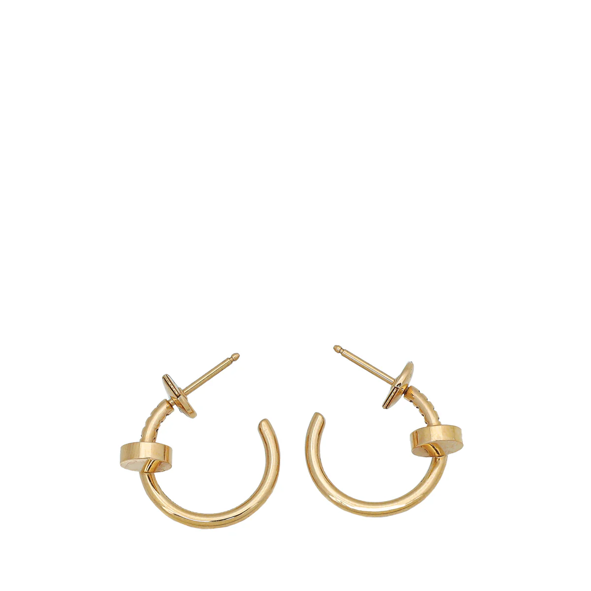 Cartier 18K Rose Gold Juste Un Clou Earrings