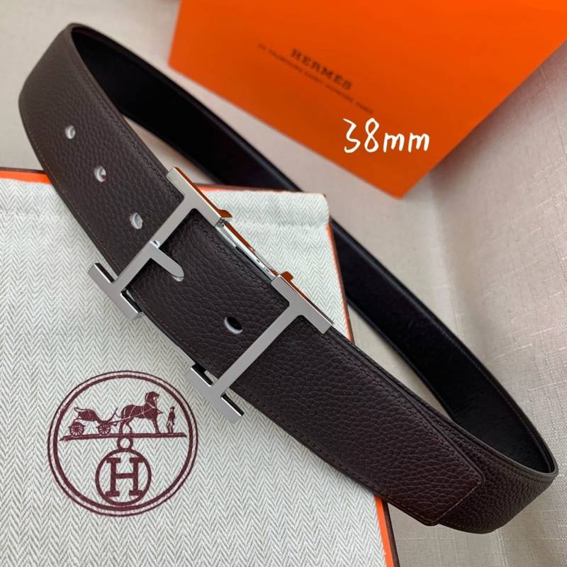 Hermes H Belt Buckle & Reversible Black For Women, Women Belt 380MM