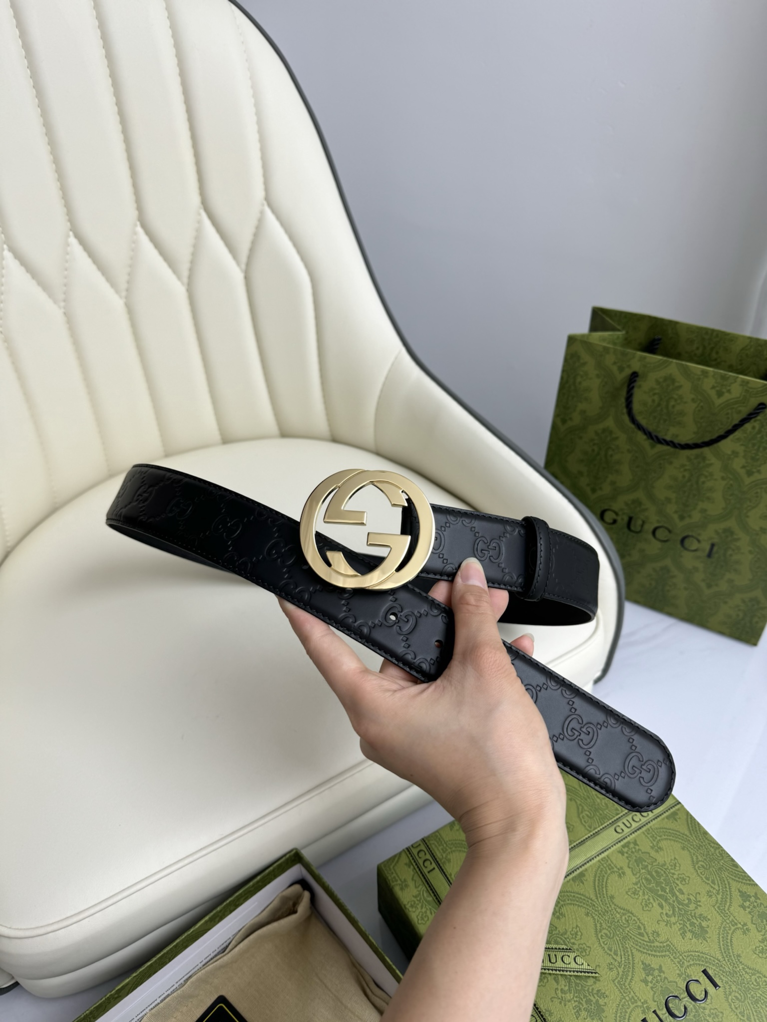 Gucci Leather Belts 1:1 Mirror Version