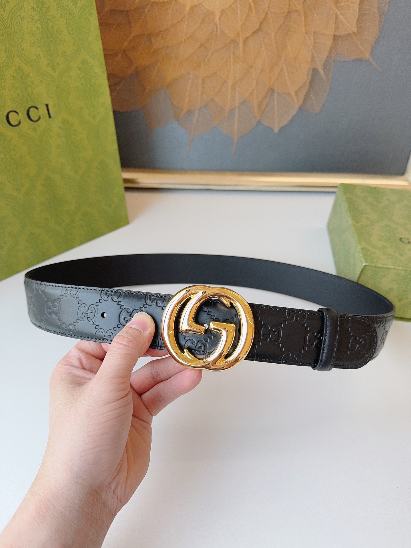 Gucci Leather Belts 1:1 Mirror Version