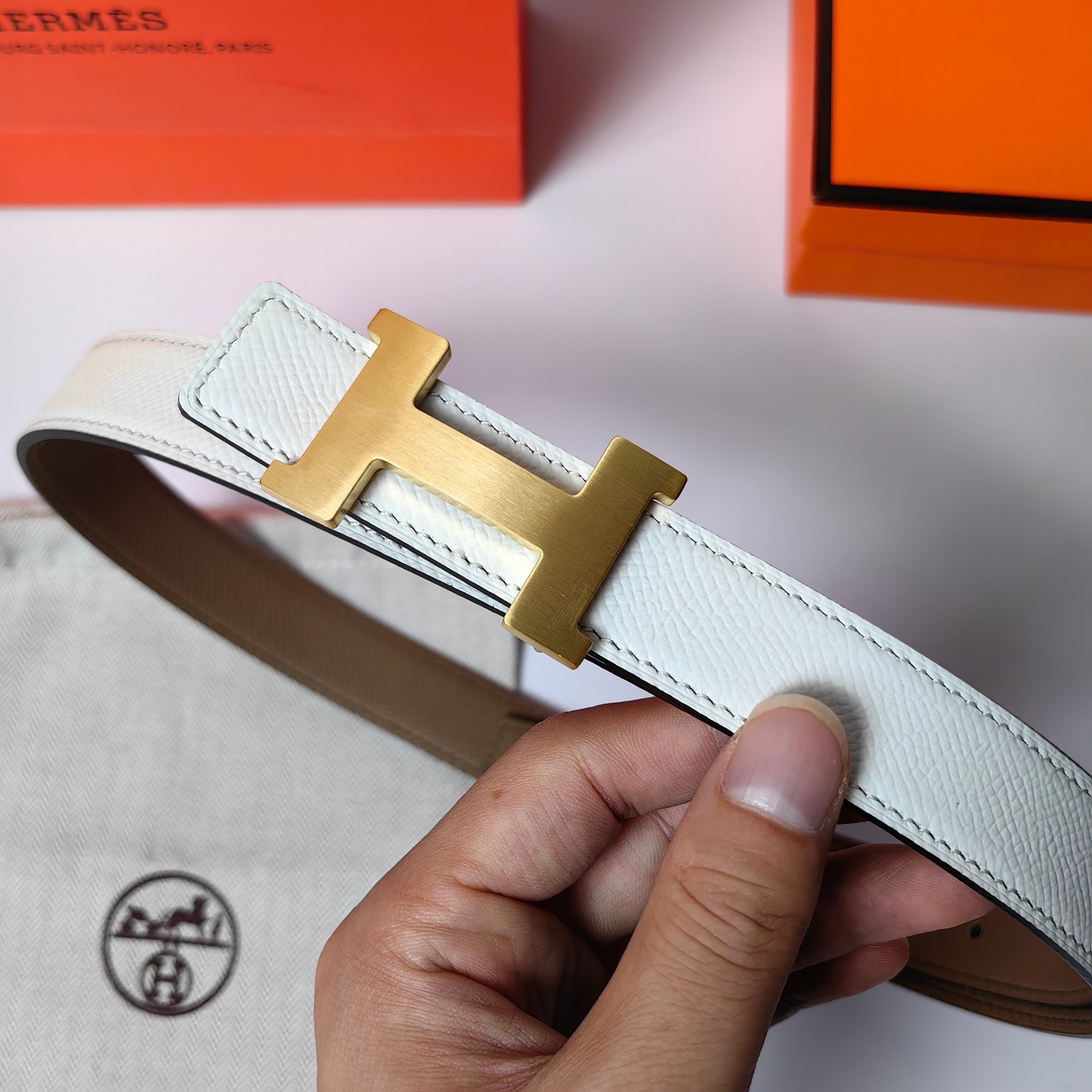 Hermes Leather Belts 1:1 Mirror Version