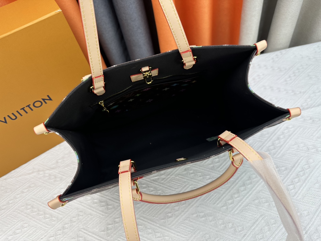 Louis Vuitton On The Go Tote M46542 Shoulder Bag Handbag