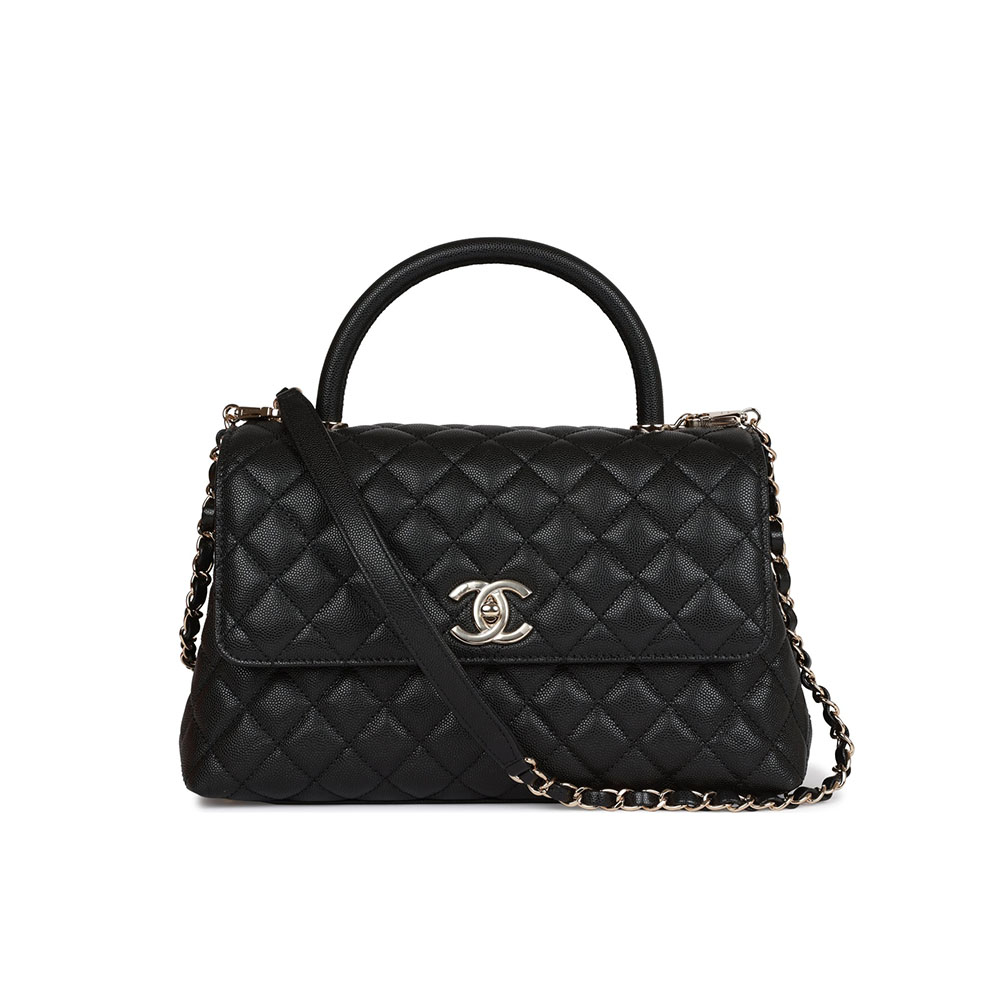 Chanel Coco Handle Bag Medium Shoulder Bag (Replica)