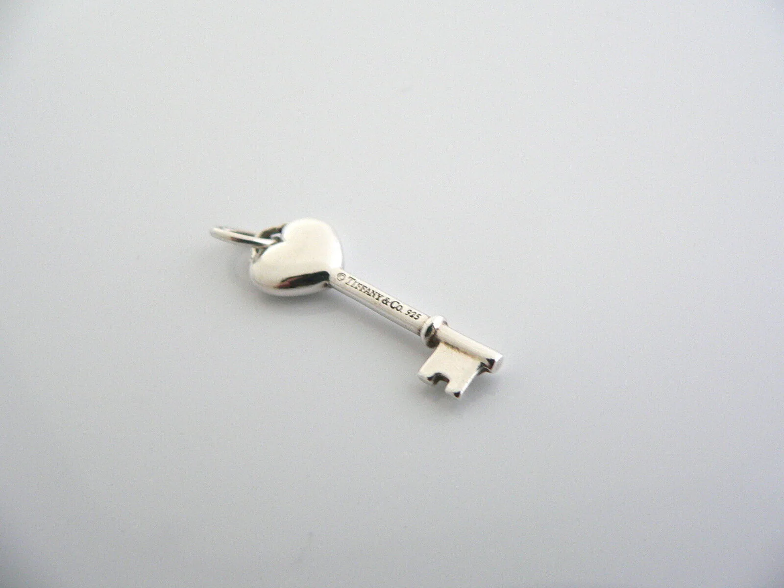 Tiffany Co Diamond Heart Key Pendant Charm 4 Necklace Bracelet Silver Love Gift