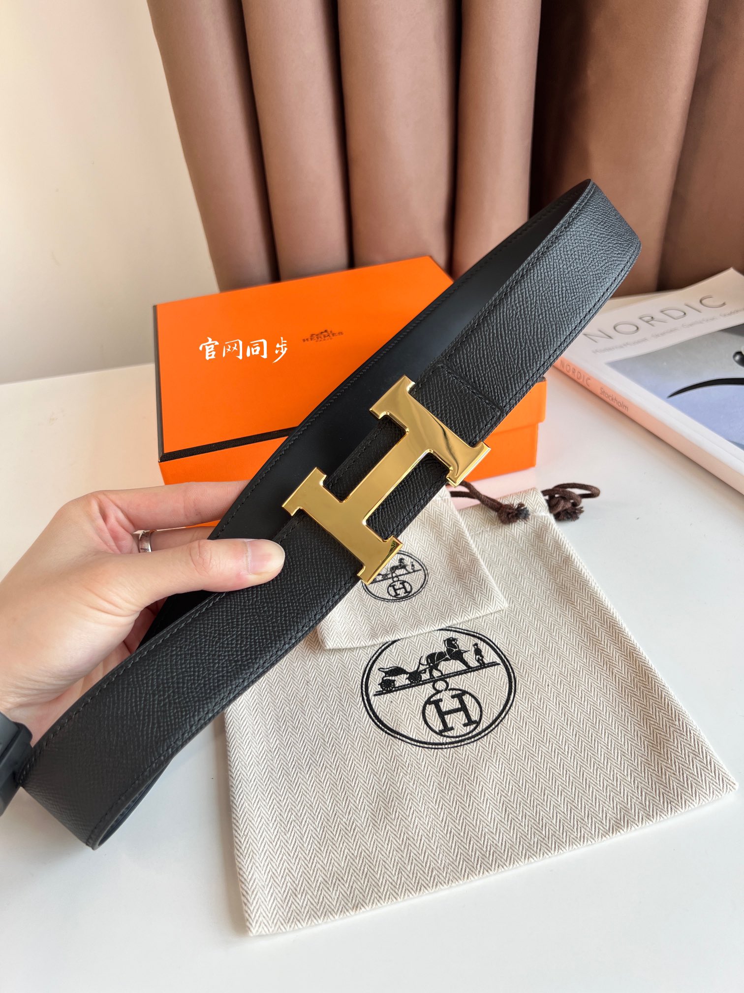 Hermes Leather Belts 1:1 Mirror Version