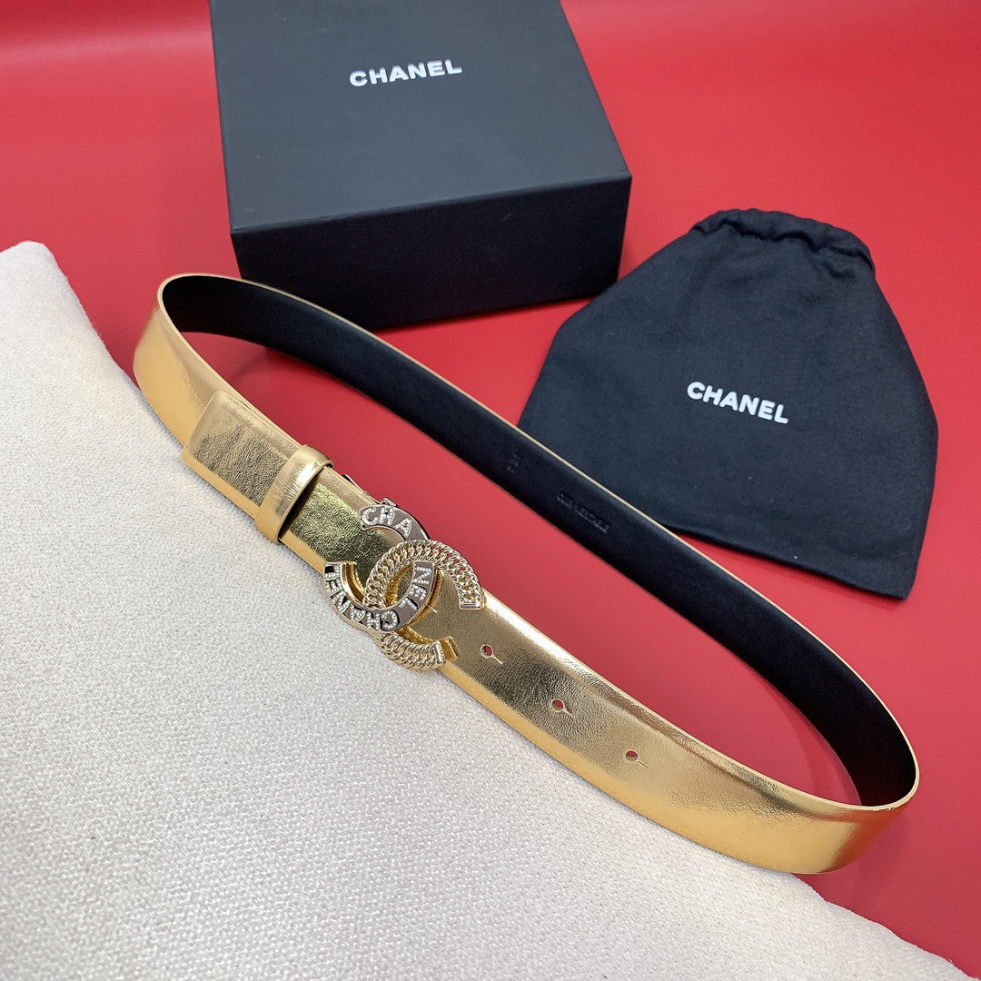 Chanel Leather Belts 1:1 Mirror Version