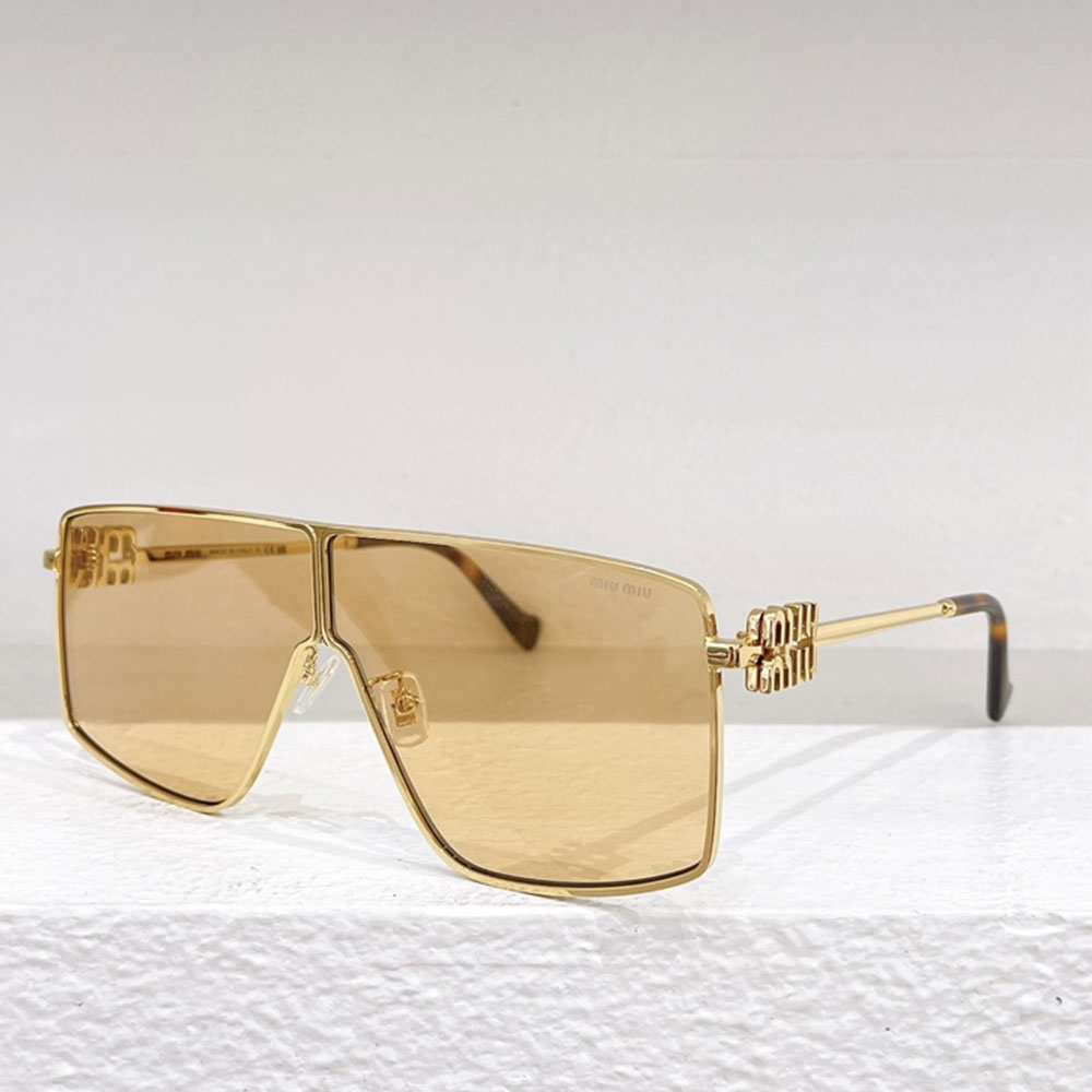 Miumiu Thin Metal Mirror legs Sunglasses Top quality （Replica）